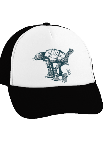 AT-AT kšiltovka truckerka Black cap