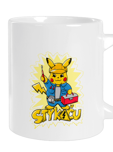 Stykaču velký hrnek White