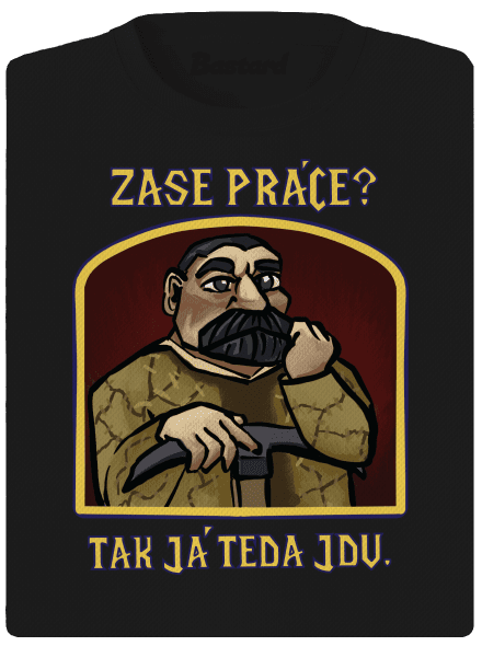 Zase práce? dámské sportovní tričko Black