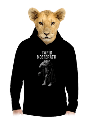Tapír Nosferatu dětská mikina klokanka Black