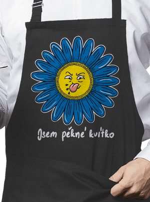 Kvítko zástěra Dark Grey