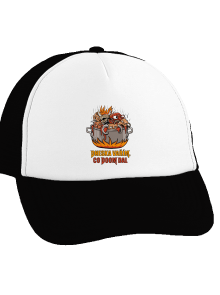 Co Doom dal kšiltovka truckerka Black cap