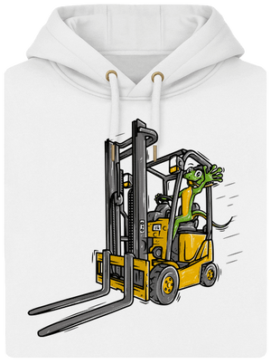 Ještěrka  unisex mikina premium Snowwhite