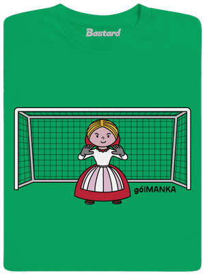 Gólmanka pánské tričko Kelly Green