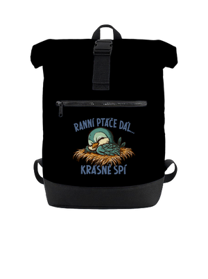 Ranní ptáče spí batoh Black