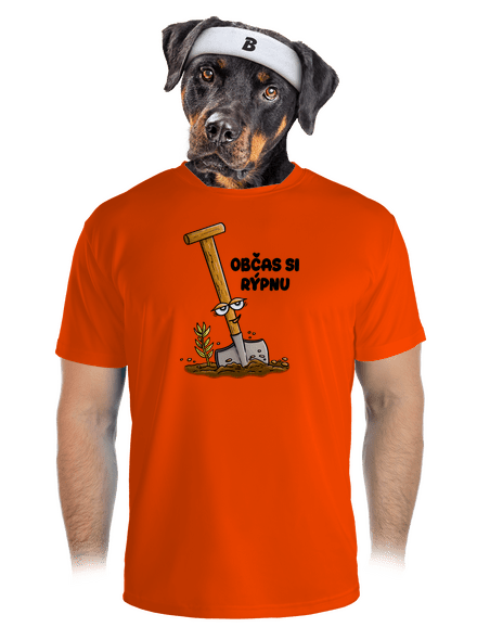 Občas si rýpnu pánské sportovní tričko Neon Orange
