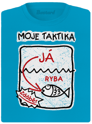 Rybářská taktika dámské sportovní tričko Blue Atol