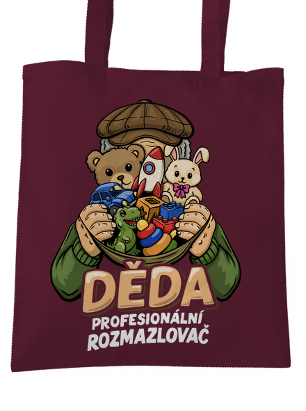 Děda rozmazlovač taška Burgundy