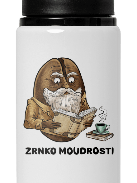 Zrnko moudrosti lahev na vodu White