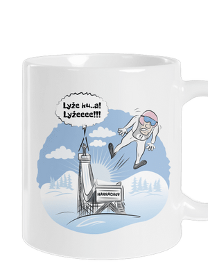 Lyže klasický hrnek White