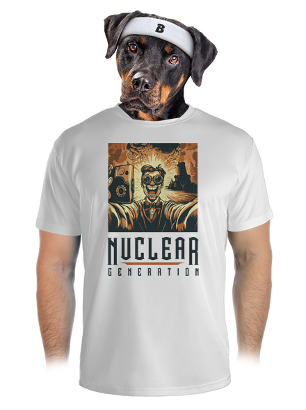 Nuclear generation pánské sportovní tričko White