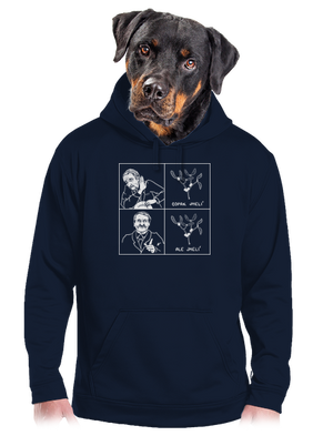 Cimrman: Copak jmelí pánská mikina klokanka Navy