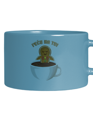 Peču na to! hrnek makronka Blue Macaron