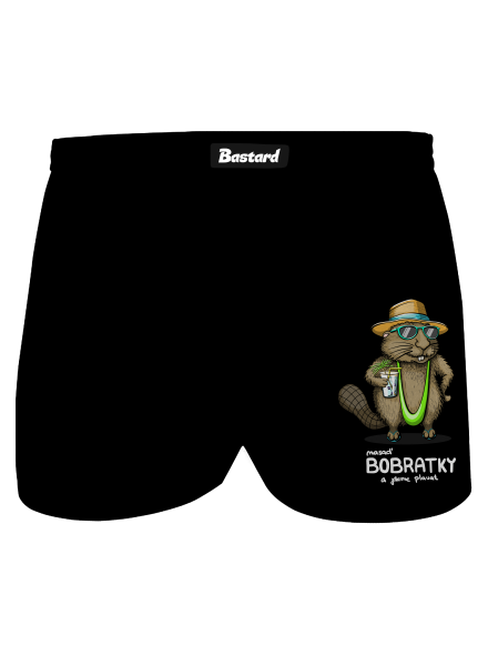 Bobratky pánské trenky Black