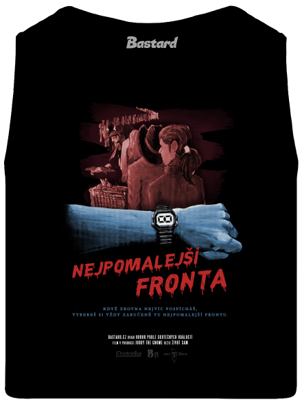 B13: Nejpomalejší fronta pánské tílko Black