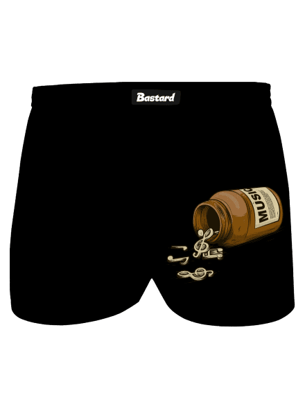 Music Pills pánské trenky Black