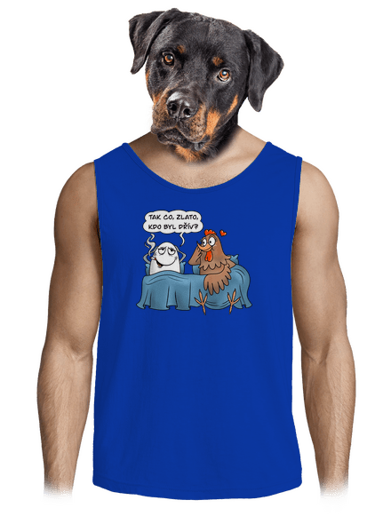 Kdo byl dřív pánské tílko Royal Blue