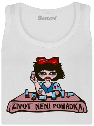 Sněhurka dámské tílko klasické White