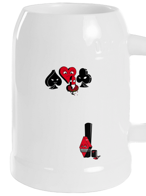 Vetřelec půllitr White