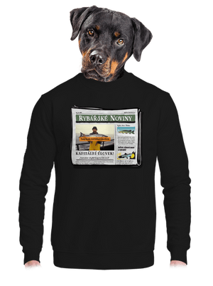 unisex mikina bez kapuce