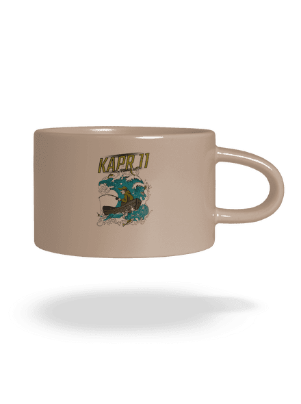 Kapr 11 hrnek makronka Brown Macaron