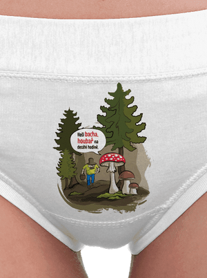 Bacha houbař dámské kalhotky White