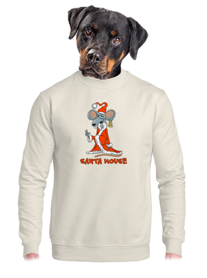 unisex mikina bez kapuce