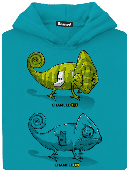 Zapnuto vypnuto dětská mikina klokanka Hawaiian Blue