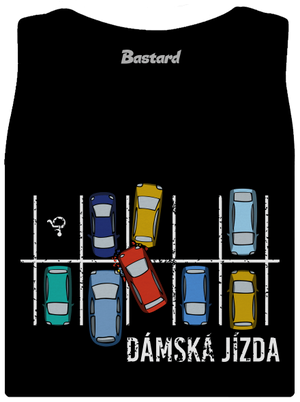 Dámská jízda dámské tílko klasické Black