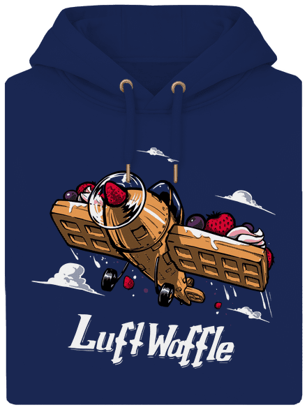 Luftwaffle unisex mikina premium Navy