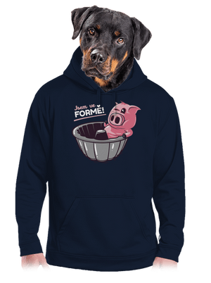 Ve formě pánská mikina klokanka Navy