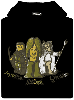 Společenstvo dětská mikina klokanka Black