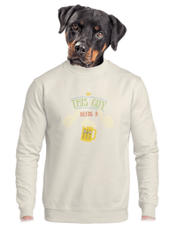 unisex mikina bez kapuce