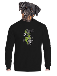 unisex mikina bez kapuce