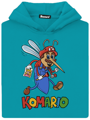 Komario dětská mikina klokanka Hawaiian Blue