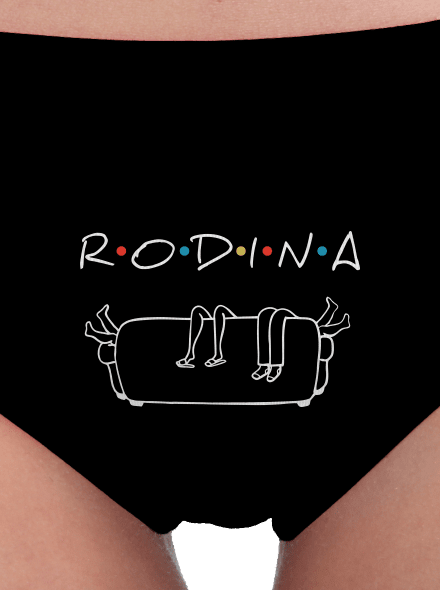 Rodina dámské kalhotky Black