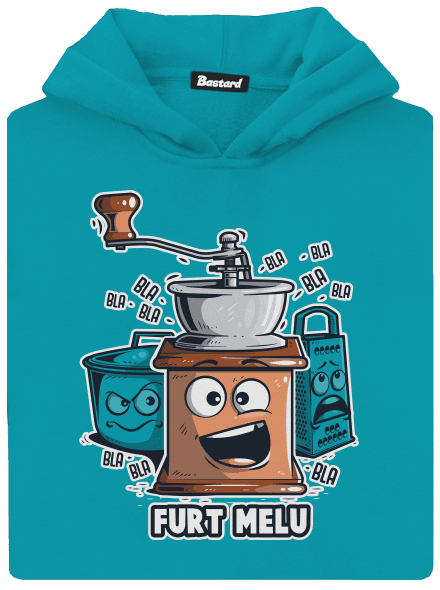 Mlýnek dětská mikina klokanka Hawaiian Blue