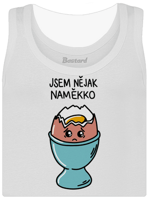 Naměkko dámské tílko klasické White