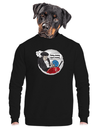 unisex mikina bez kapuce