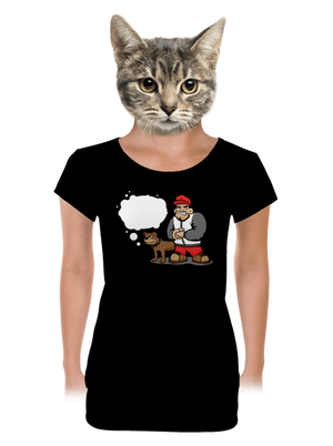 dámské tričko s lemem