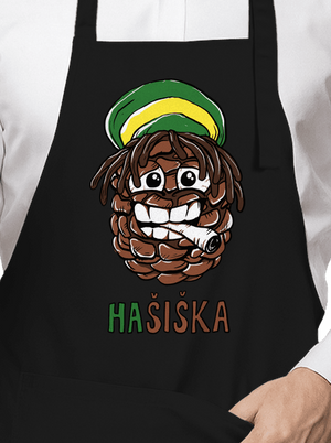 Hašiška zástěra Black