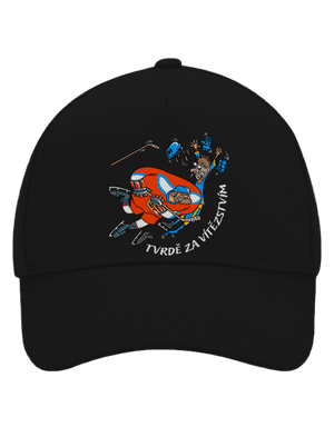Tvrdě za vítězstvím kšiltovka baseballka Black