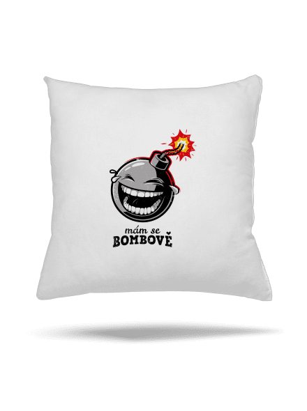 Mám se bombově polštář White