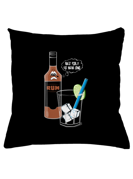 Rum a Cola polštář Black