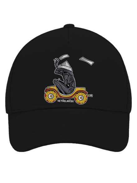Vetřelníček kšiltovka baseballka Black