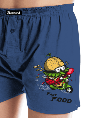 Fast Food pánské trenky Blue