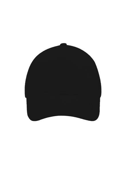 Bez potisku kšiltovka baseballka Black