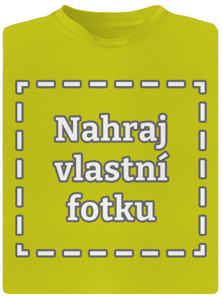 Vlastní potisk pánské sportovní tričko Neon Yellow
