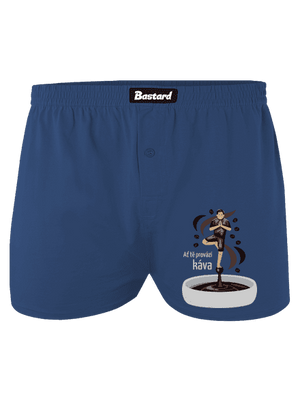 Káva provází pánské trenky Blue