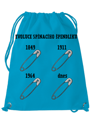 Evoluce spínacího špendlíku vak Blue Atol